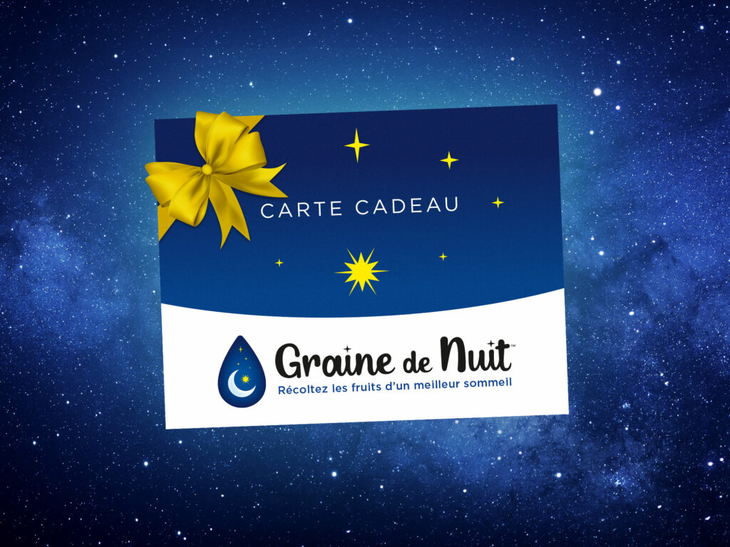 Carte cadeau carte cadeau graine de nuit carte offre